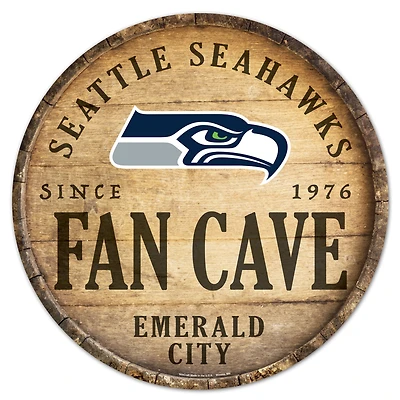 WinCraft Seattle Seahawks 14'' Circular Wood Sign