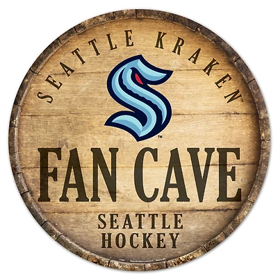 WinCraft Seattle Kraken 14'' Circular Wood Sign