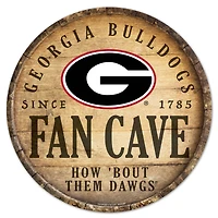 WinCraft Georgia Bulldogs 14'' Circular Wood Sign