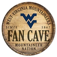 WinCraft West Virginia Mountaineers 14'' Circular Wood Sign
