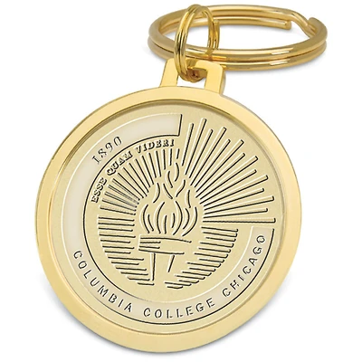 Gold Columbia Renegades Split-Wire Key Ring