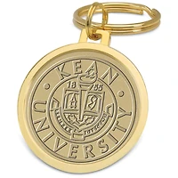 Gold Kean University Cougars Split-Wire Key Ring