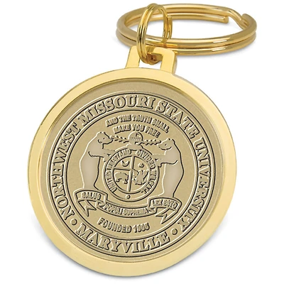 Gold Northwest Missouri State Bearcats Split-Wire Key Ring