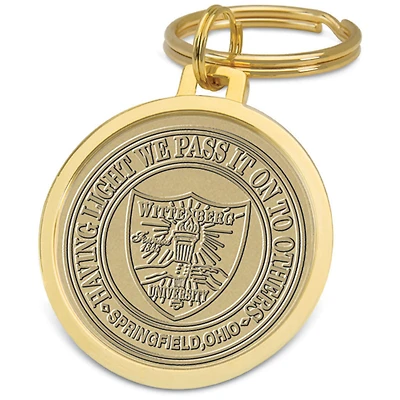 Gold Wittenberg University Tigers Split-Wire Key Ring