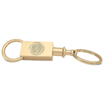 Gold Columbia Renegades Two-Section Key Ring