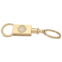 Gold Carleton Knights Two-Section Key Ring
