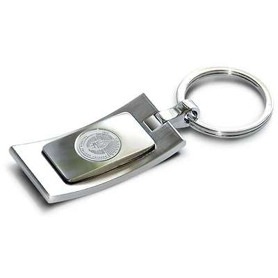 Silver Columbia Renegades Curve Key Ring