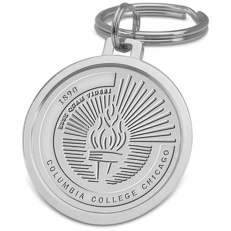 Silver Columbia Renegades Split-Wire Key Ring