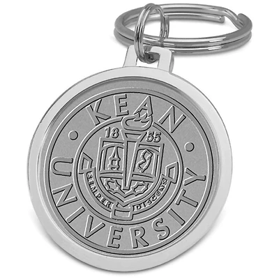 Silver Kean University Cougars Split-Wire Key Ring