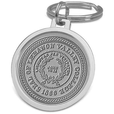 Silver Lebanon Valley College Team Logo Split-Wire Key Ring