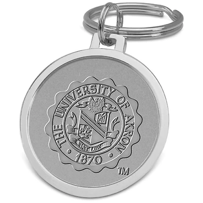 Silver Akron Zips Split-Wire Key Ring
