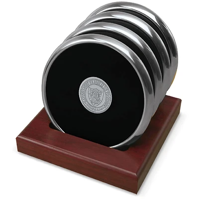 Silver Wittenberg University Tigers 4-Piece Coaster Set