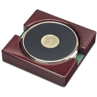 Gold Columbia Renegades 2-Piece Coaster Set