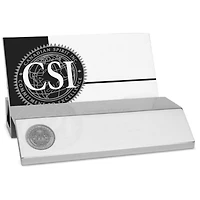McDaniel Green Terror Silver Business Card Holder