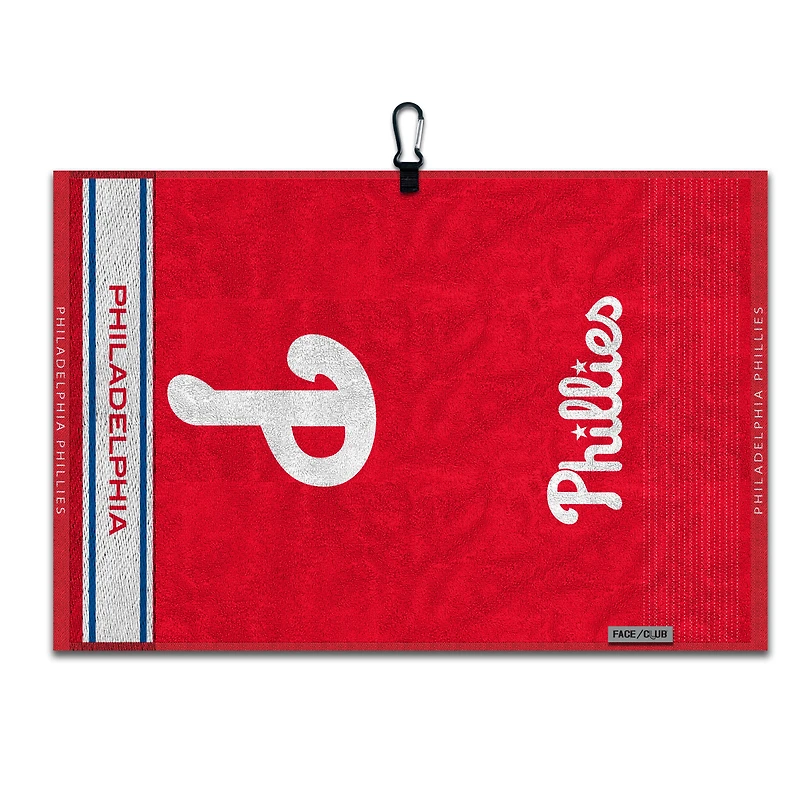 WinCraft Philadelphia Phillies 16" x 24" Jacquard Hand Towel with Carabiner