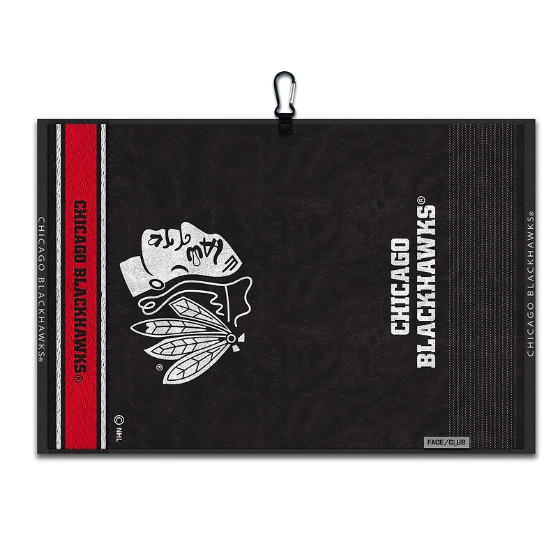 WinCraft Chicago Blackhawks 16" x 24" Jacquard Hand Towel with Carabiner
