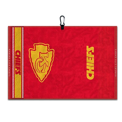 WinCraft Kansas City Chiefs 16" x 24" Jacquard Hand Towel with Carabiner