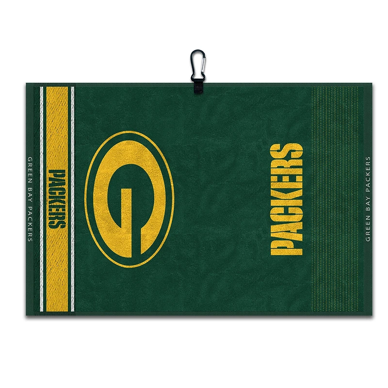 WinCraft Green Bay Packers 16" x 24" Jacquard Hand Towel with Carabiner