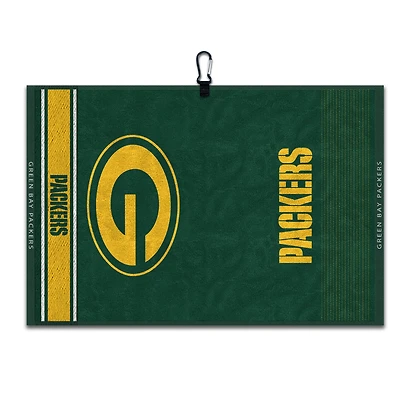 WinCraft Green Bay Packers 16" x 24" Jacquard Hand Towel with Carabiner