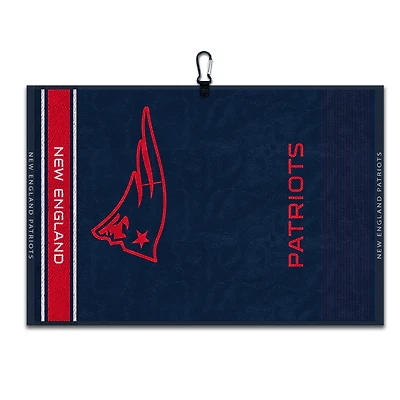 WinCraft New England Patriots 16" x 24" Jacquard Hand Towel with Carabiner