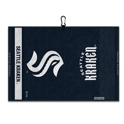WinCraft Seattle Kraken 16" x 24" Jacquard Hand Towel with Carabiner