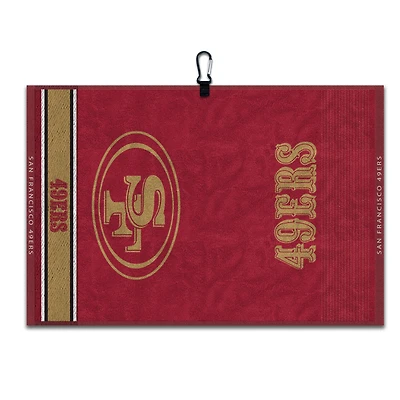 WinCraft San Francisco 49ers 16" x 24" Jacquard Hand Towel with Carabiner