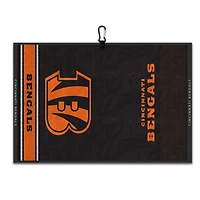 WinCraft Cincinnati Bengals 16" x 24" Jacquard Hand Towel with Carabiner