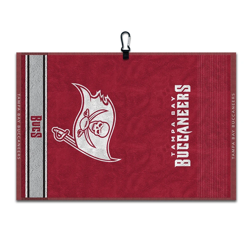 WinCraft Tampa Bay Buccaneers 16" x 24" Jacquard Hand Towel with Carabiner