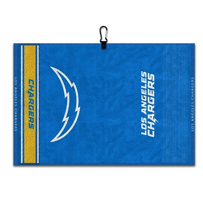 WinCraft Los Angeles Chargers 16" x 24" Jacquard Hand Towel with Carabiner