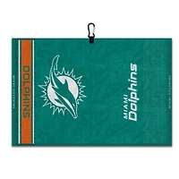 WinCraft Miami Dolphins 16" x 24" Jacquard Hand Towel with Carabiner