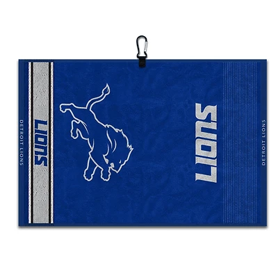 WinCraft Detroit Lions 16" x 24" Jacquard Hand Towel with Carabiner