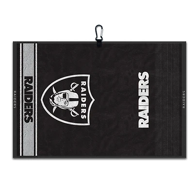 WinCraft Las Vegas Raiders 16" x 24" Jacquard Hand Towel with Carabiner
