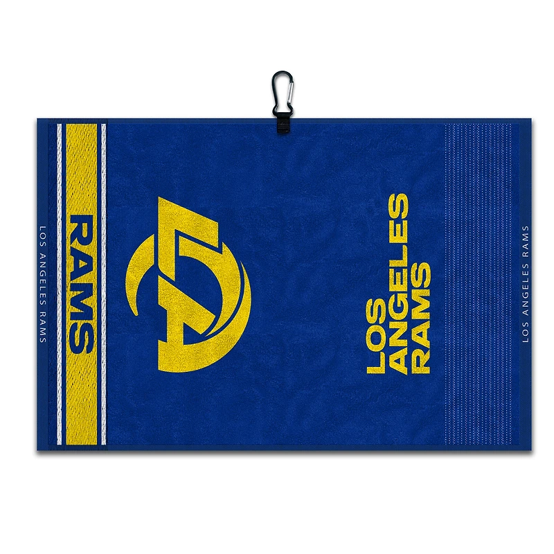 WinCraft Los Angeles Rams 16" x 24" Jacquard Hand Towel with Carabiner