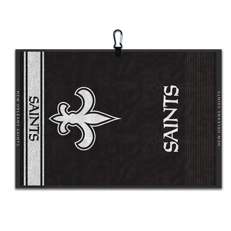 WinCraft New Orleans Saints 16" x 24" Jacquard Hand Towel with Carabiner
