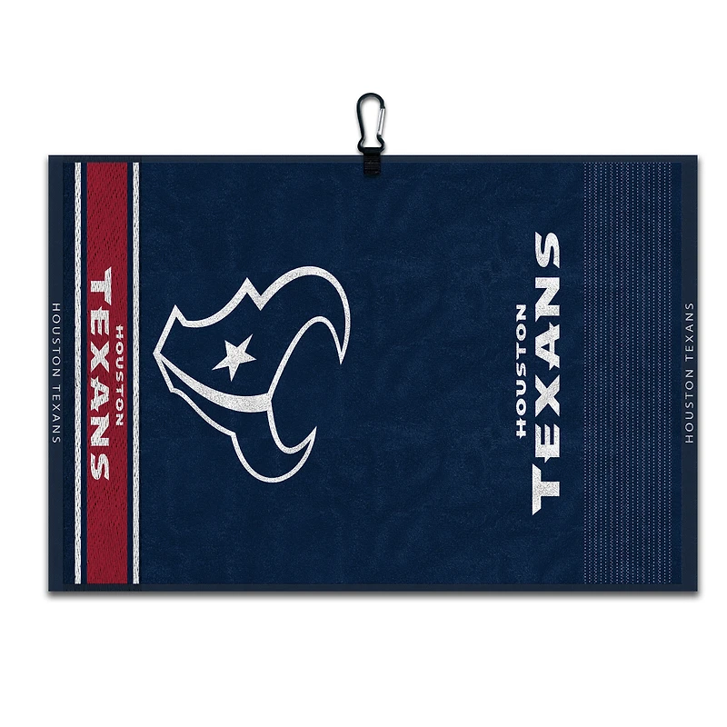 WinCraft Houston Texans 16" x 24" Jacquard Hand Towel with Carabiner