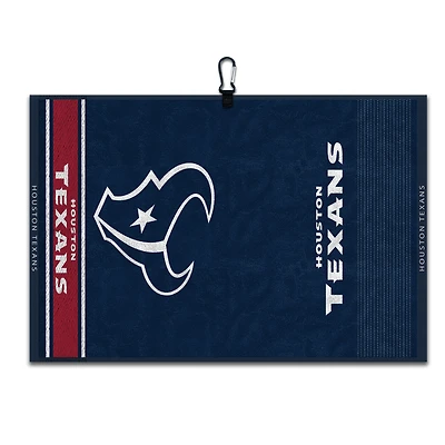 WinCraft Houston Texans 16" x 24" Jacquard Hand Towel with Carabiner