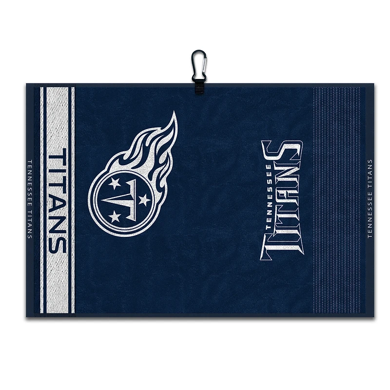 WinCraft Tennessee Titans 16" x 24" Jacquard Hand Towel with Carabiner