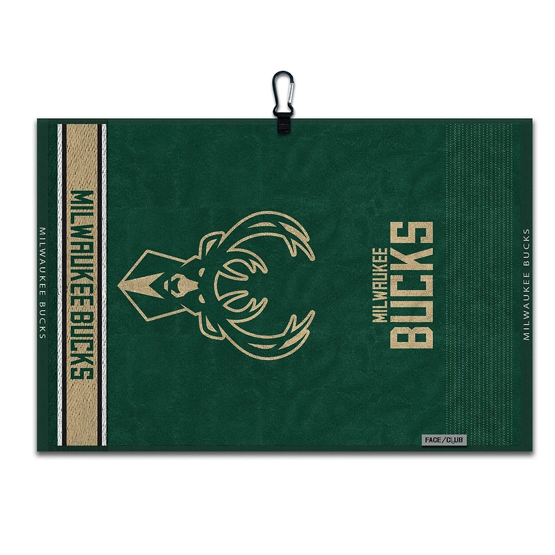 WinCraft Milwaukee Bucks 16" x 24" Jacquard Hand Towel with Carabiner
