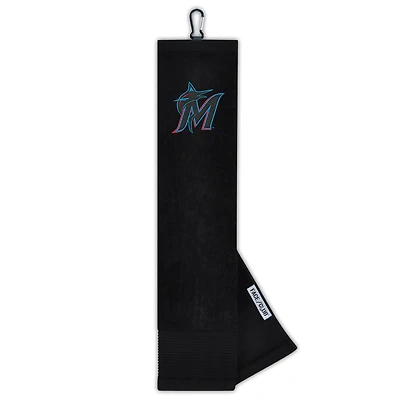WinCraft Miami Marlins Team Logo Golf Towel