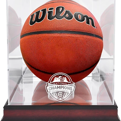 Fanatics Authentic South Carolina Gamecocks 2022 NCAA Women's Basketball National Champions Mahogany Basketball Display Case