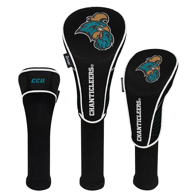 WinCraft Coastal Carolina Chanticleers 3-Pack Golf Club Headcover Set