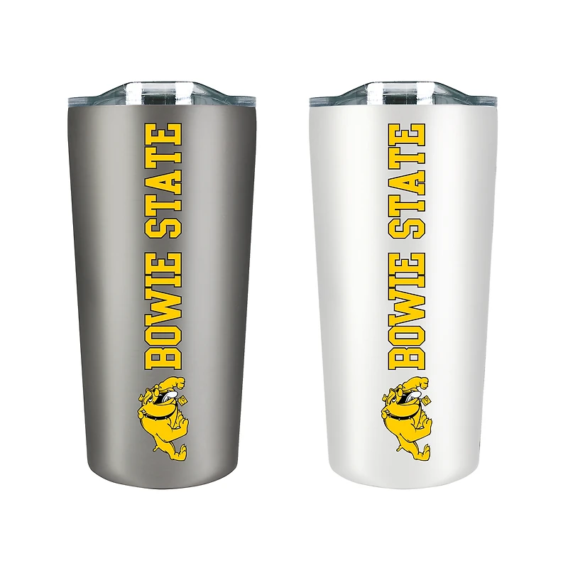 Bowie State Bulldogs 18oz. Soft Touch Tumbler Two-Piece Set