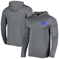 Men's Champion Gray Kentucky Wildcats Hoodie Long Sleeve T-Shirt