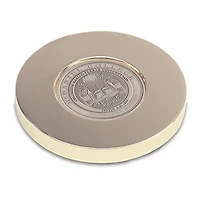 Gold McDaniel Green Terror Paperweight