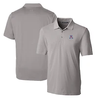 Men's Cutter & Buck Gray Arizona Wildcats Big & Tall Forge Stretch Polo