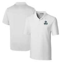 Men's Cutter & Buck White UNC Wilmington Seahawks Big & Tall Forge Stretch Polo