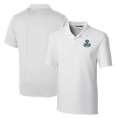 Men's Cutter & Buck White UNC Wilmington Seahawks Big & Tall Forge Stretch Polo