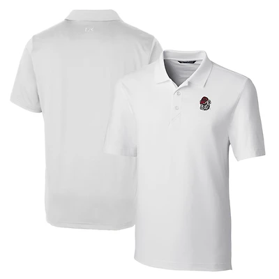 Men's Cutter & Buck White Georgia Bulldogs Big & Tall Forge Stretch Polo