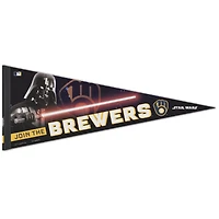 WinCraft Milwaukee Brewers 12" x 30" Premium Quality Star Wars Vader Pennant