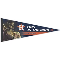 WinCraft Houston Astros 12" x 30" Premium Quality Star Wars the Mandalorian Pennant